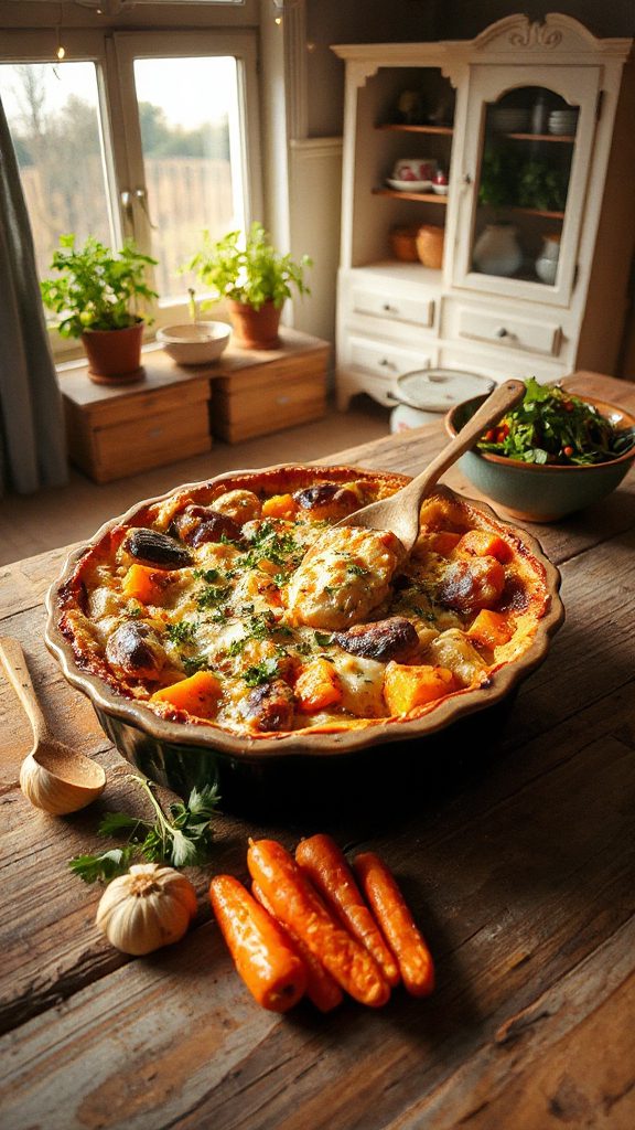 hearty autumn vegetable gratin hearty autumn vegetable gratin