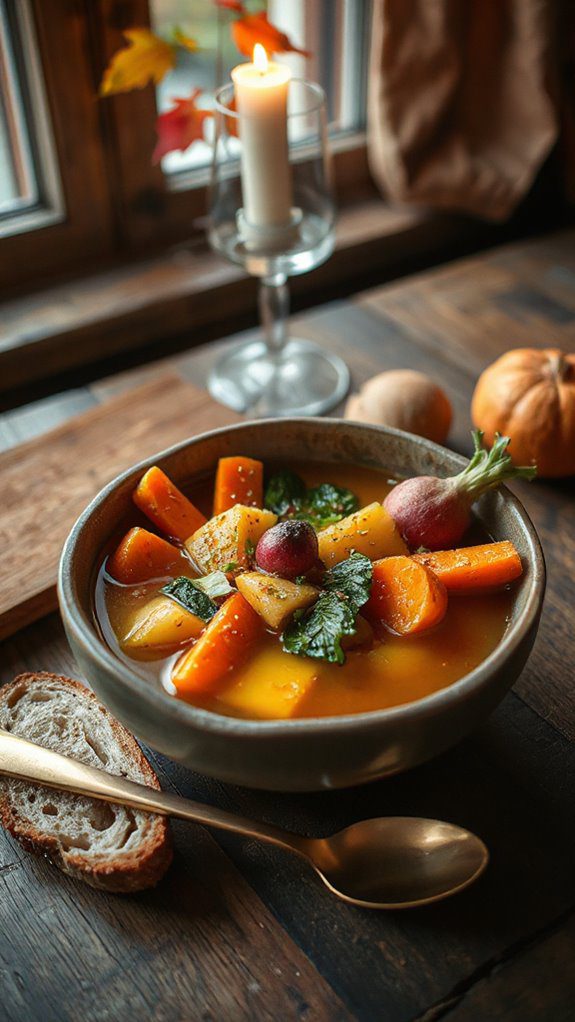 hearty autumn vegetable noodle soup hearty autumn vegetable noodle soup