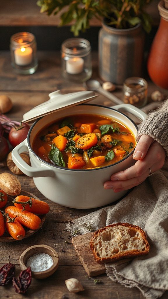 hearty autumn vegetable soup