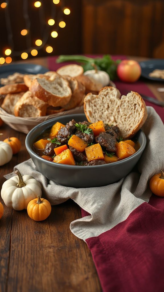 hearty beef butternut stew hearty beef butternut stew