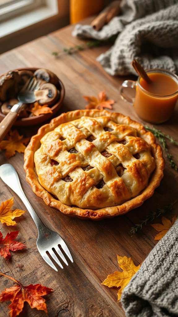 hearty beef mushroom pie hearty beef mushroom pie