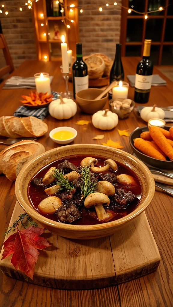 hearty beef mushroom stew hearty beef mushroom stew