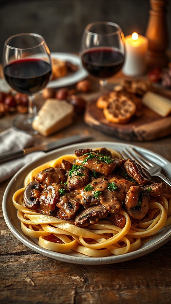 hearty beef mushroom stroganoff hearty beef mushroom stroganoff