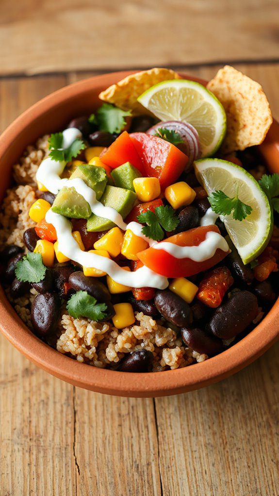 hearty black bean bowl