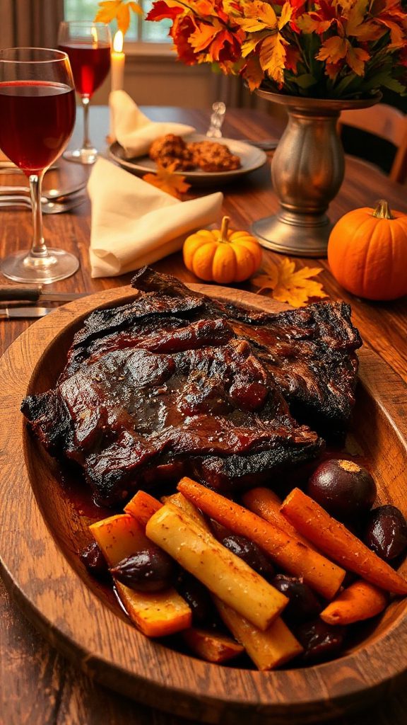 hearty braised short ribs