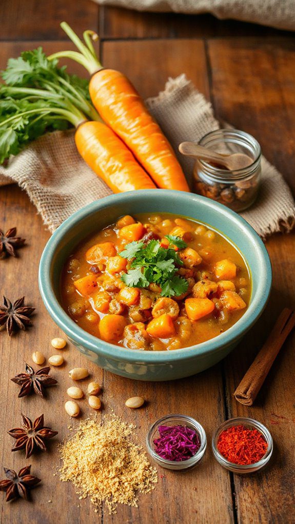 hearty carrot lentil stew hearty carrot lentil stew