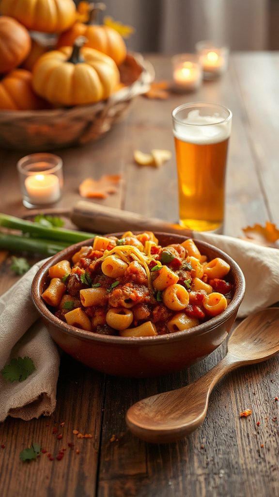 hearty chili mac delight hearty chili mac delight