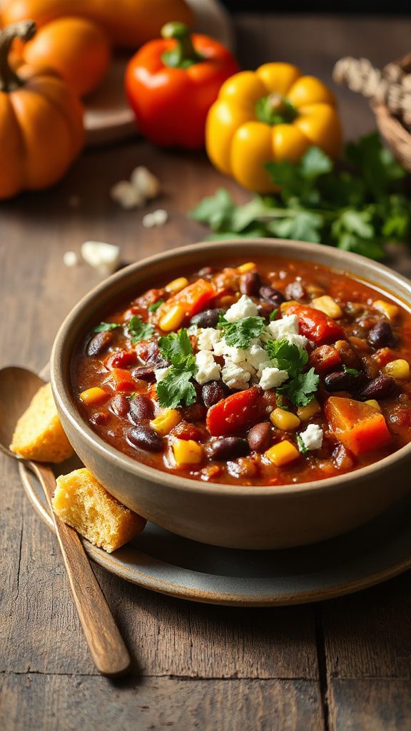 hearty chili with beans