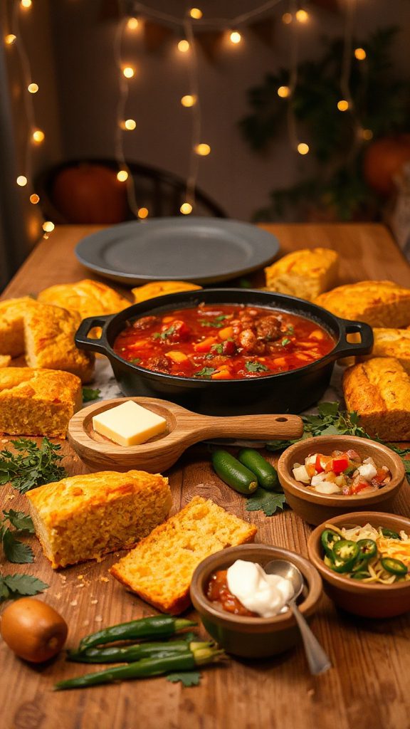 hearty chili with cornbread hearty chili with cornbread