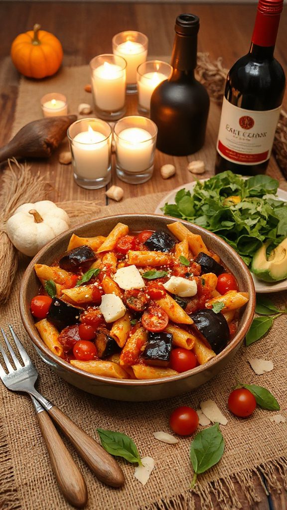 hearty dairy free pasta dish