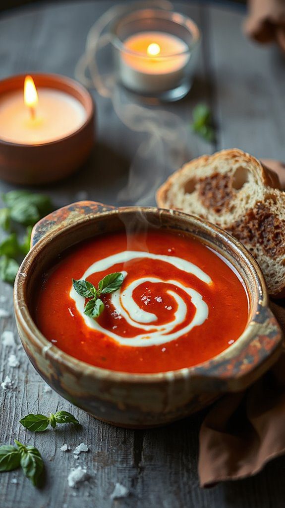 hearty flavorful tomato soup