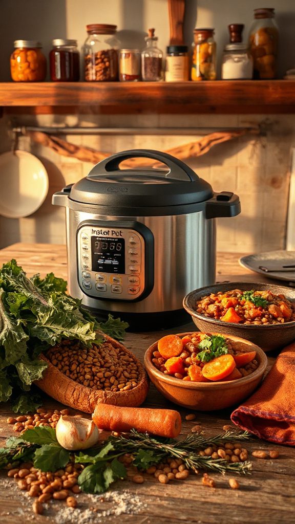 hearty lentil kale stew