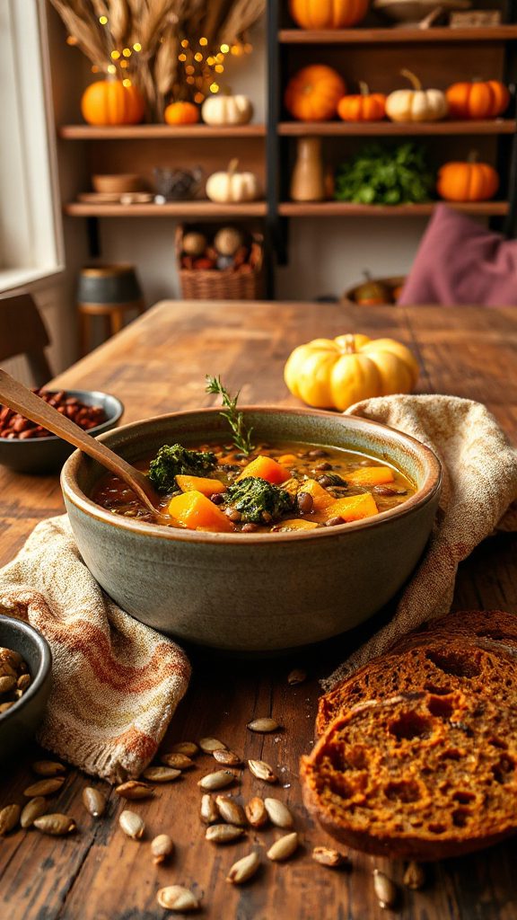 hearty lentil pumpkin stew hearty lentil pumpkin stew
