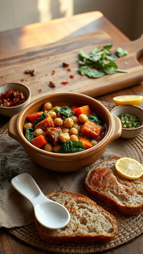 hearty mediterranean chickpea stew