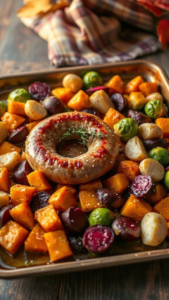 hearty one pan sausage dinner