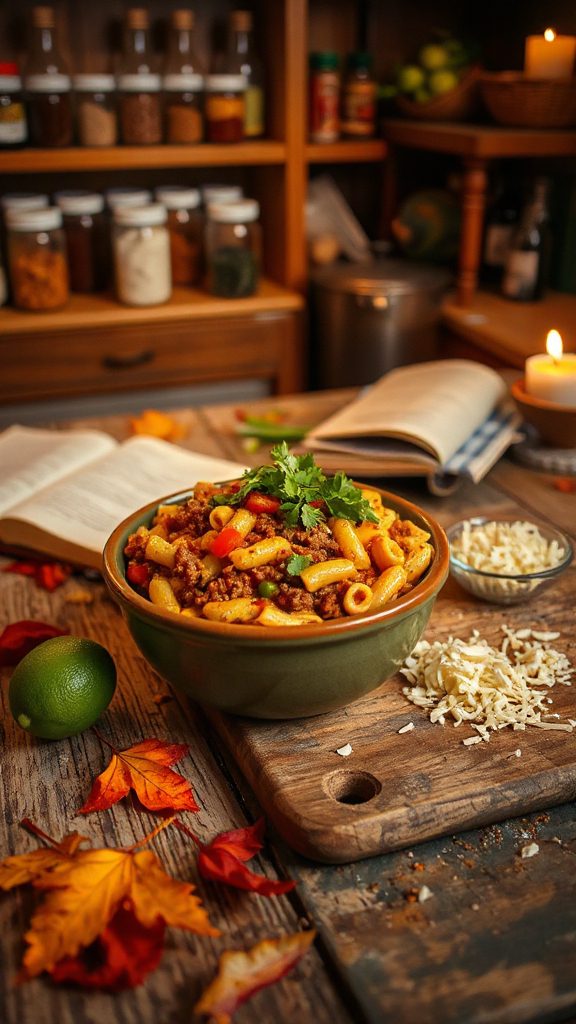 hearty one pot chili mac