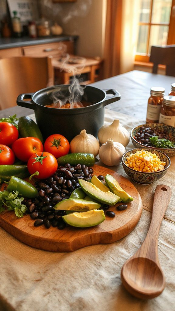 hearty one pot taco soup