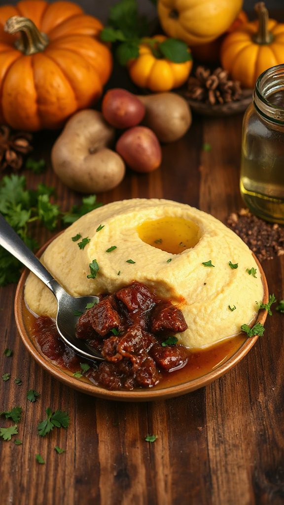 hearty polenta with beef ragu hearty polenta with beef ragu