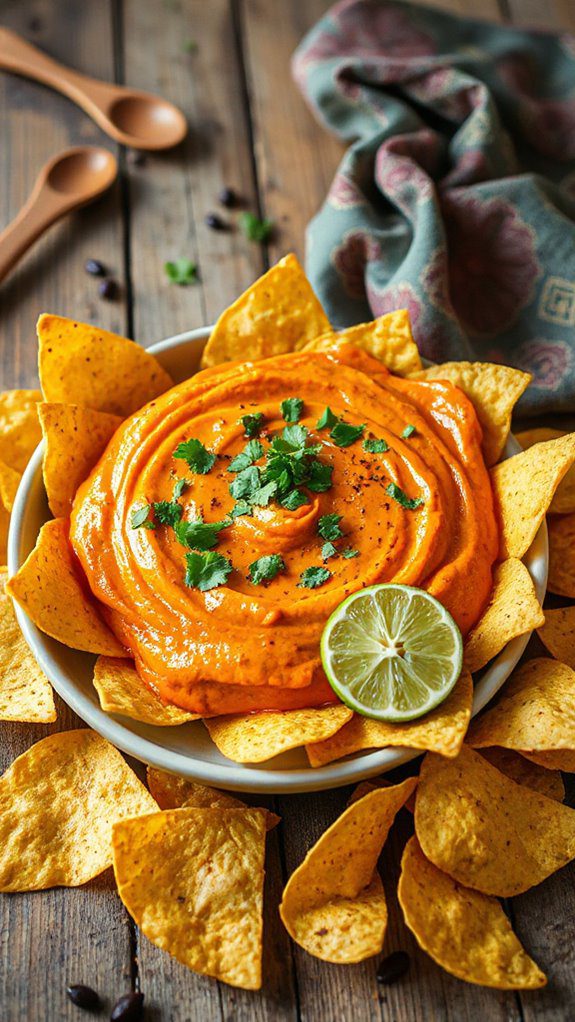 hearty pumpkin black bean dip