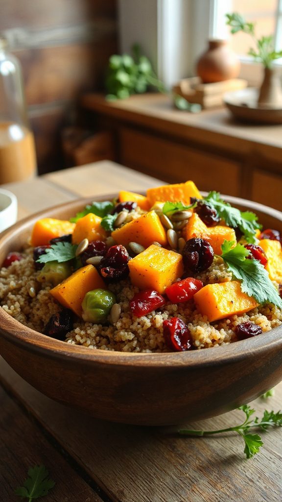 hearty quinoa vegetable salad