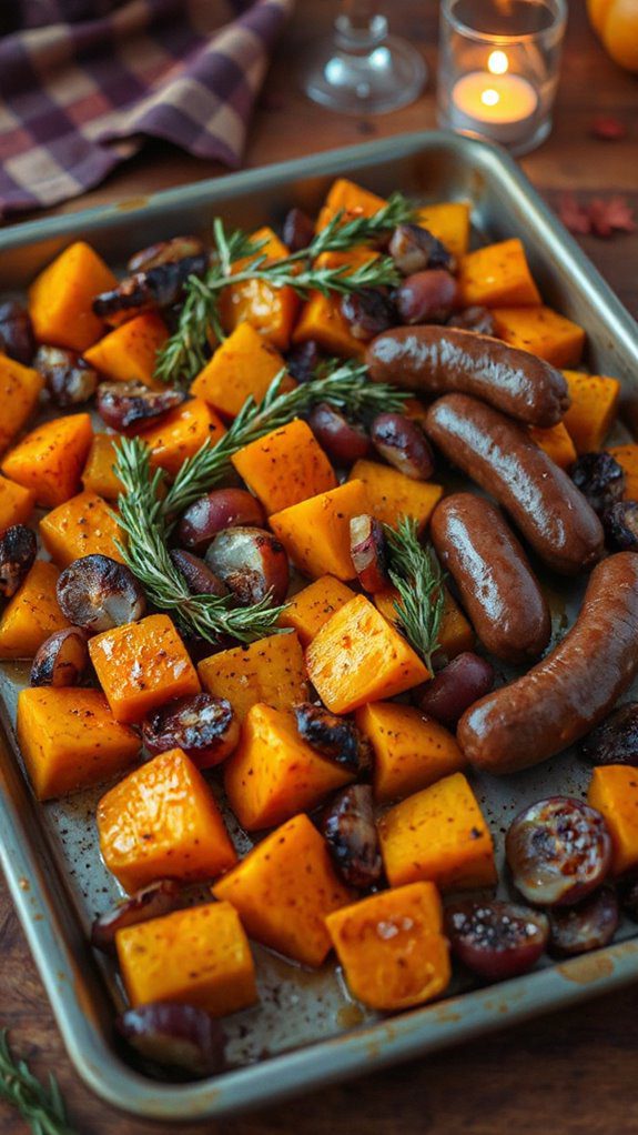hearty roasted pumpkin medley