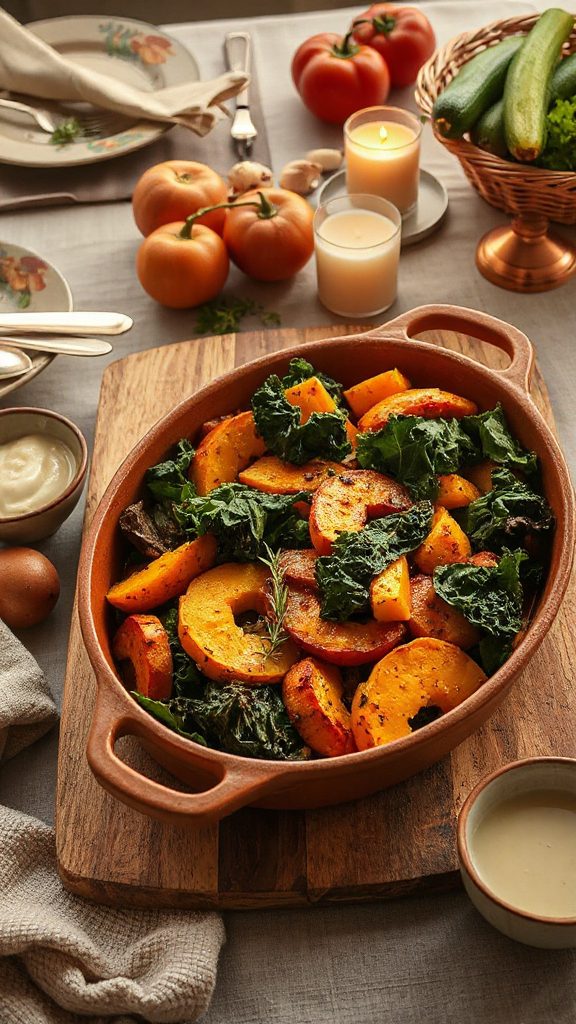 hearty roasted vegetable casserole