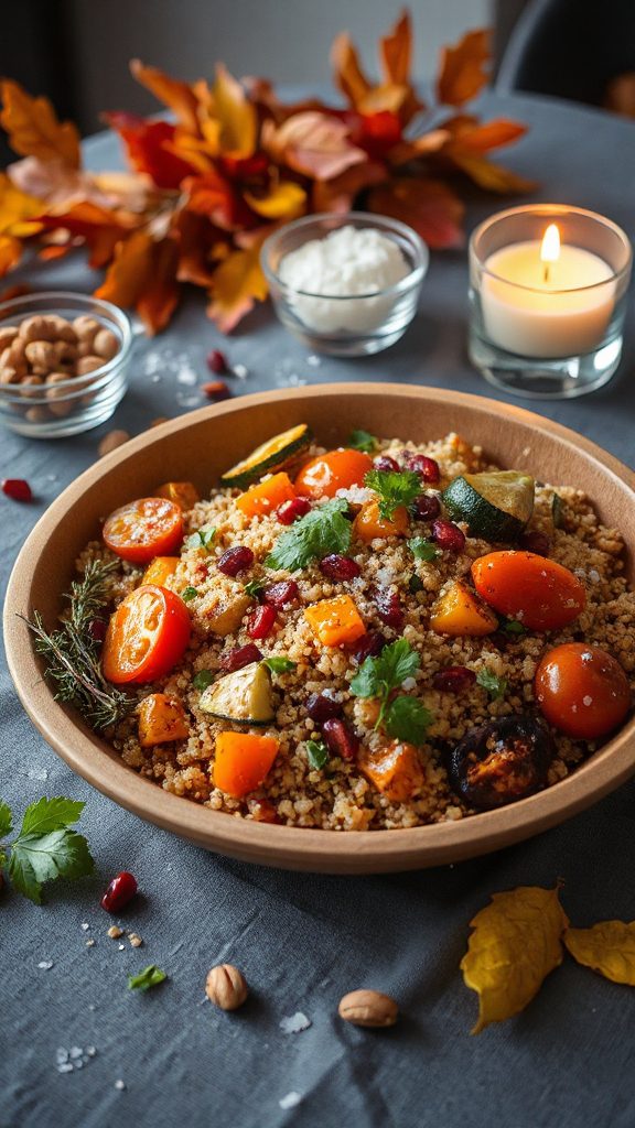 hearty roasted vegetable salad