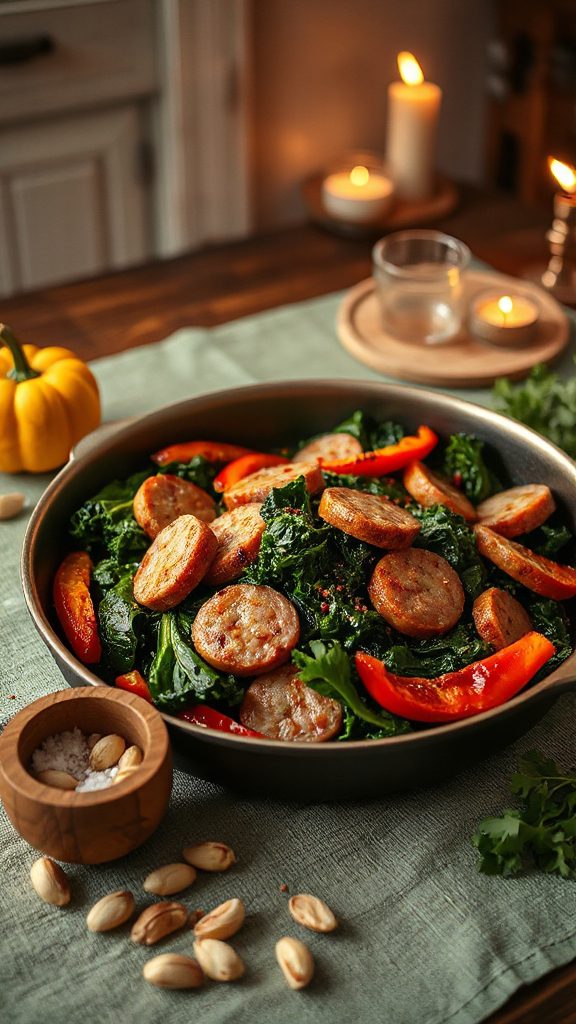 hearty sausage and kale skillet hearty sausage and kale skillet