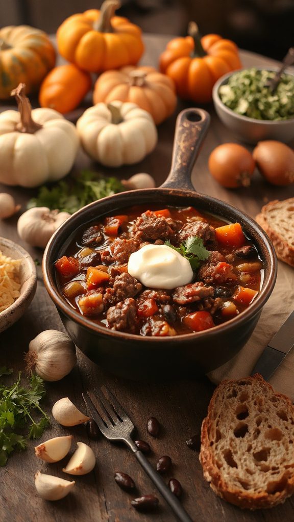 hearty slow cooked beef chili hearty slow cooked beef chili