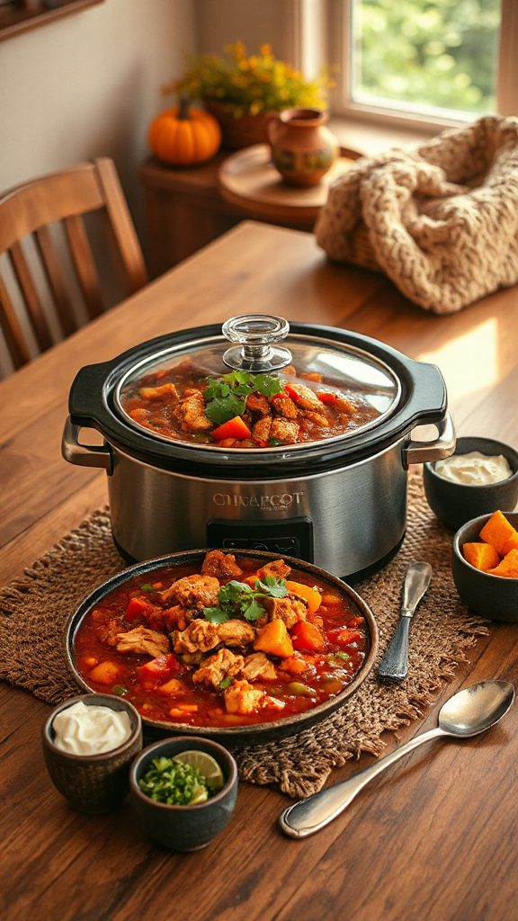 hearty slow cooker chili