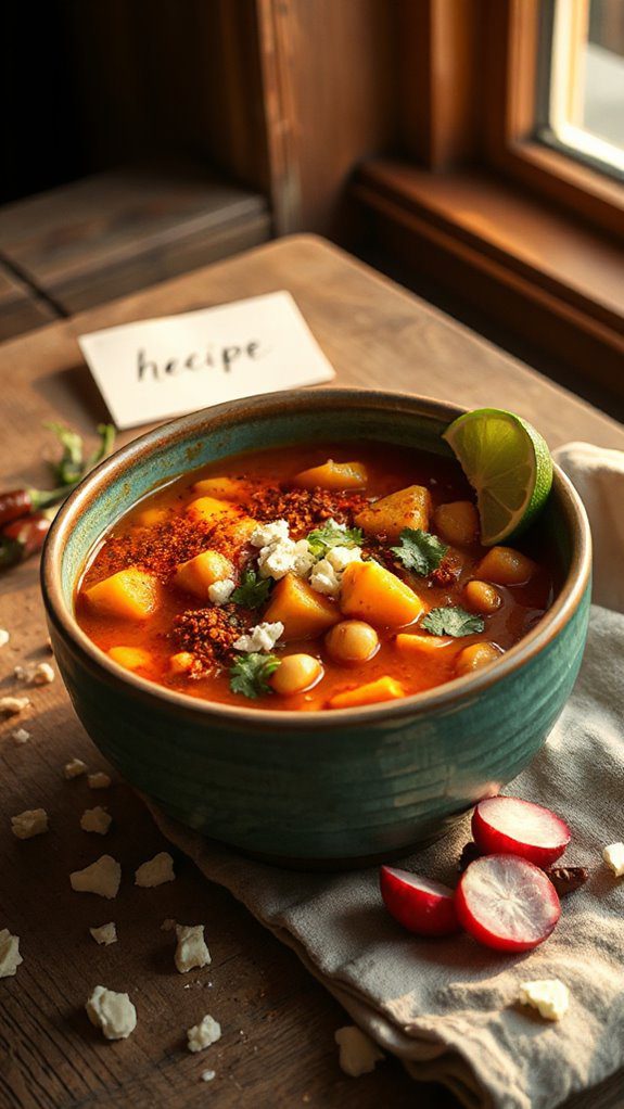hearty sweet potato chili