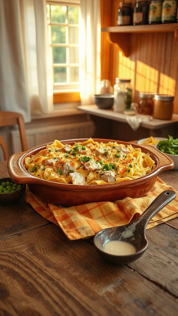 hearty tuna noodle casserole