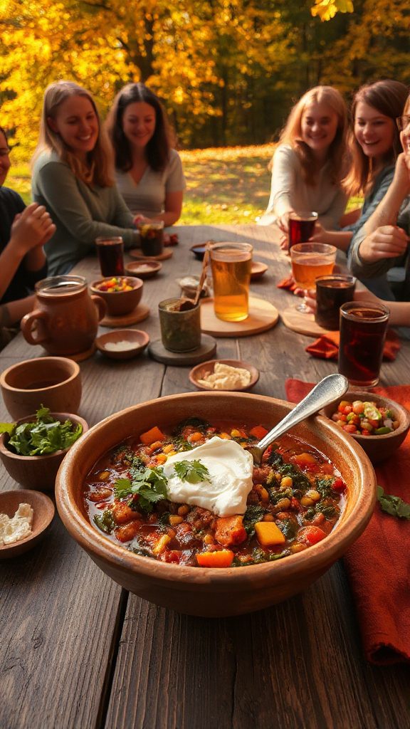 hearty vegan lentil chili