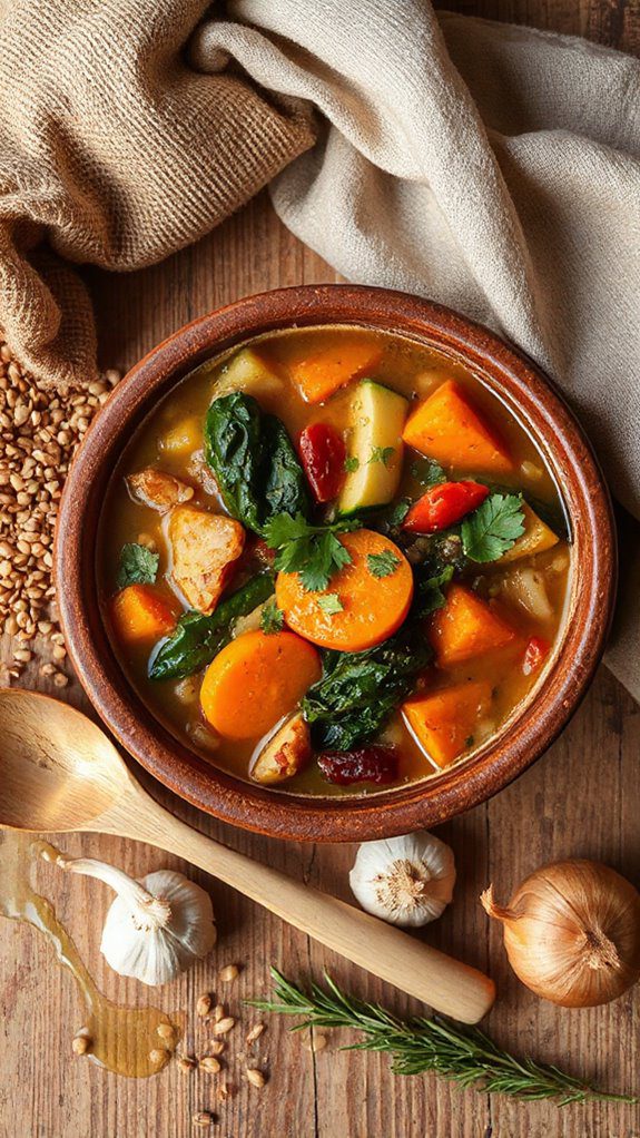 hearty vegetable barley soup