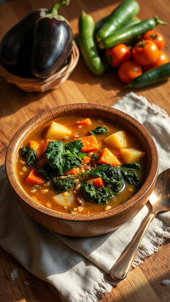 hearty vegetable barley soup hearty vegetable barley soup