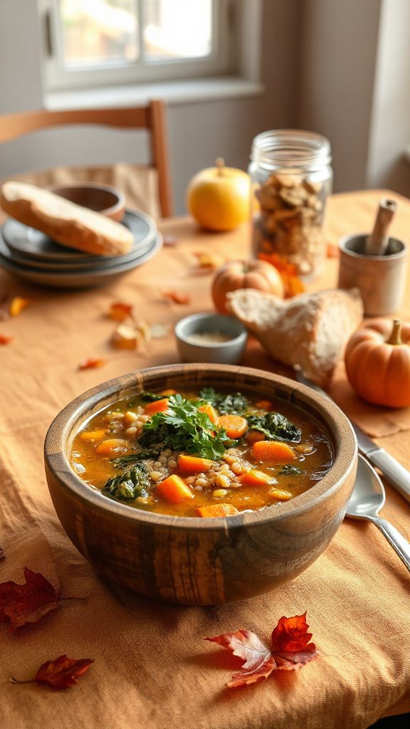hearty vegetable barley soup hearty vegetable barley soup