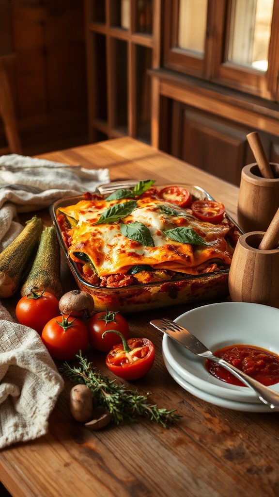 hearty vegetable lasagna recipe hearty vegetable lasagna recipe