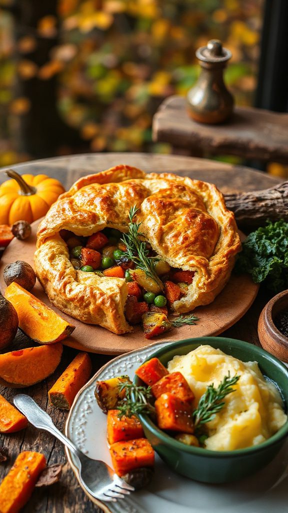 hearty vegetarian pot pie