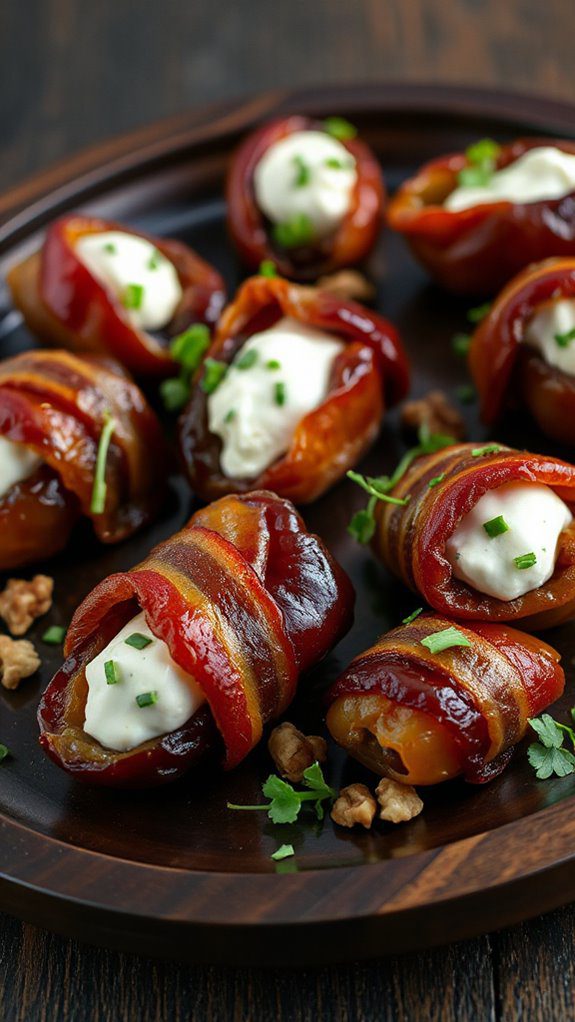 herbed goat cheese dates