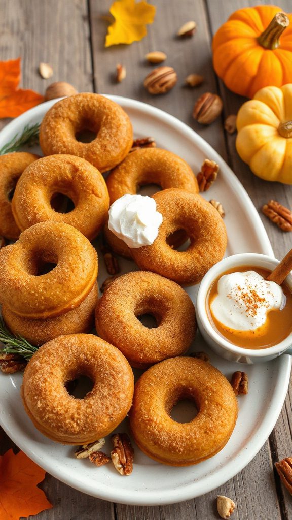 high protein pumpkin cookie donuts