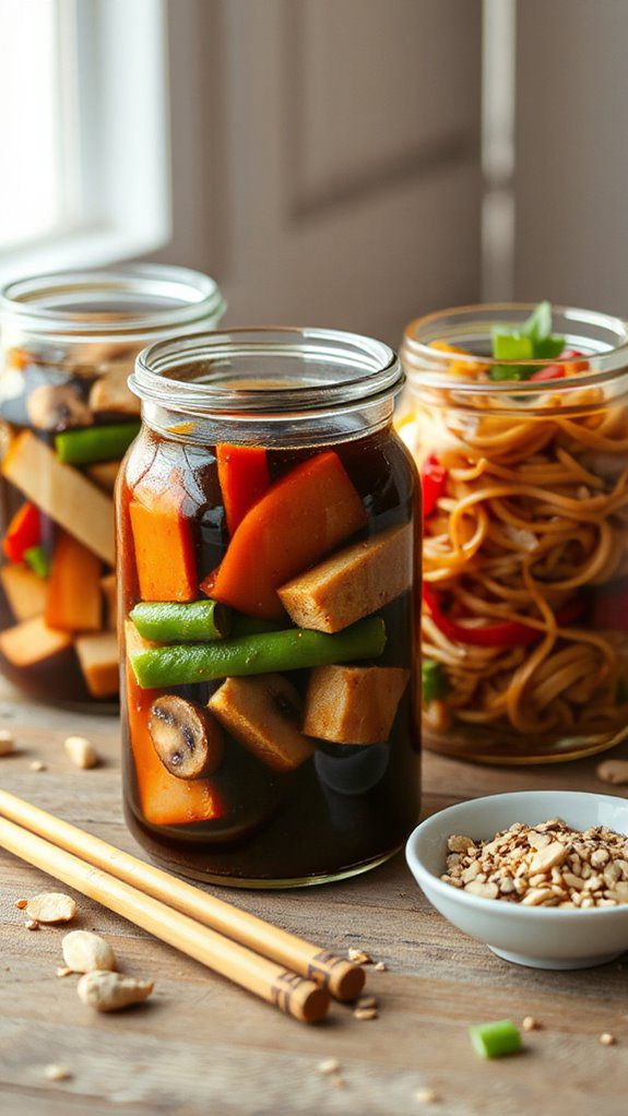 hoisin tofu vegetable noodles