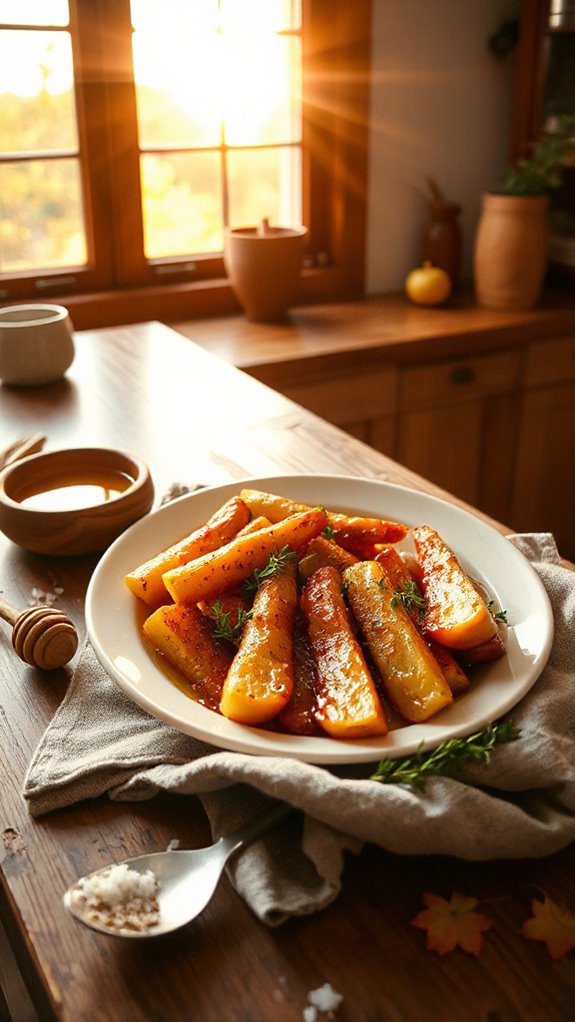 honey thyme roasted parsnips recipe honey thyme roasted parsnips recipe