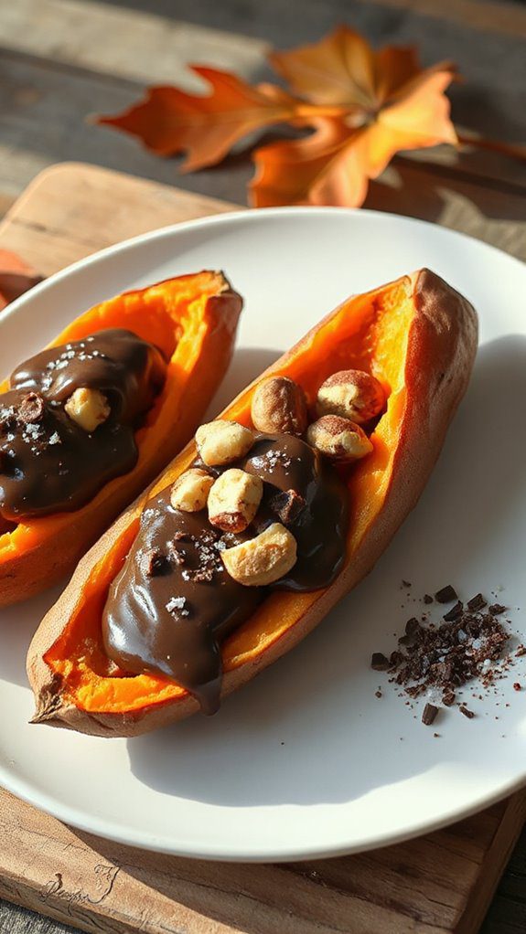 indulgent chocolate hazelnut dessert