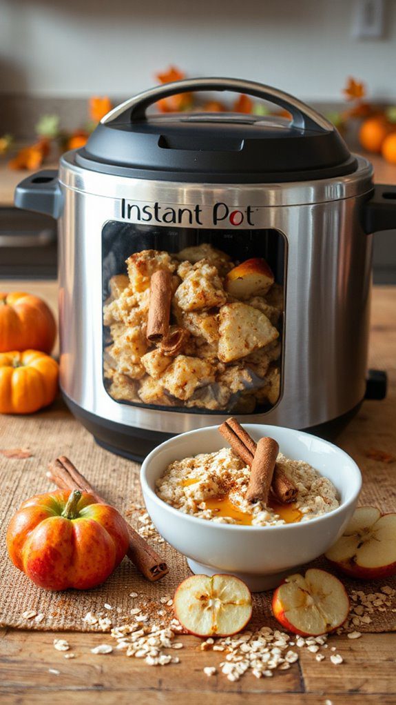 instant pot apple cinnamon oats