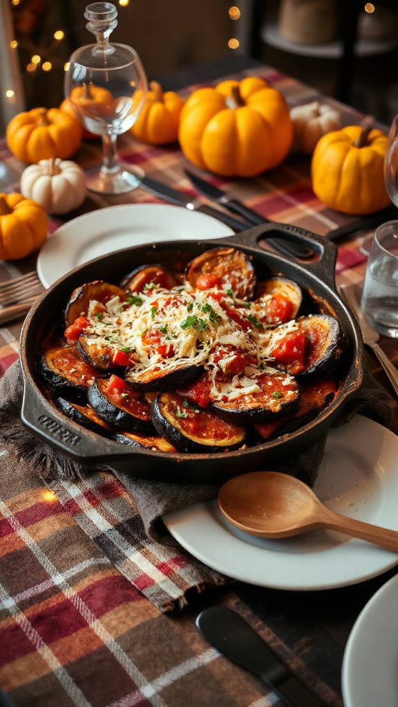 keto eggplant parmesan bake