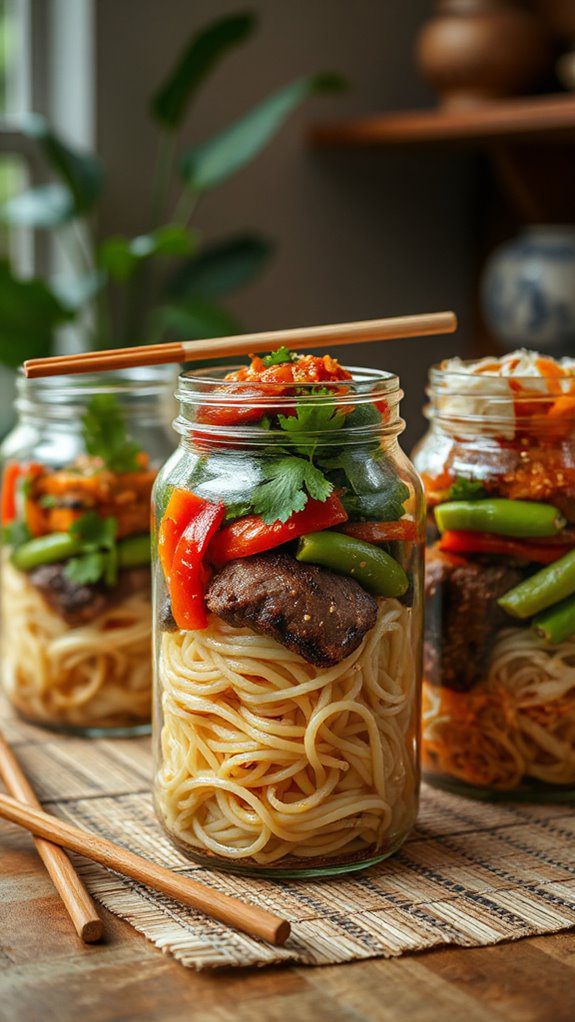 korean beef noodle jar