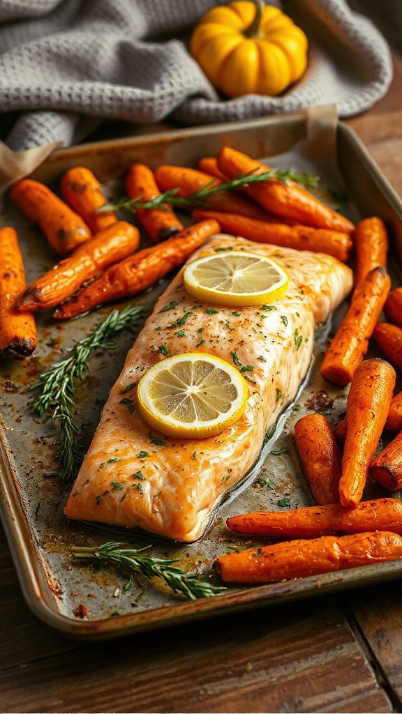 lemon herb roasted salmon