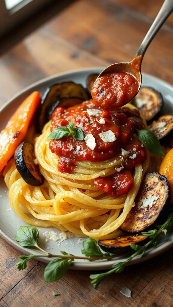 low carb spaghetti squash dish