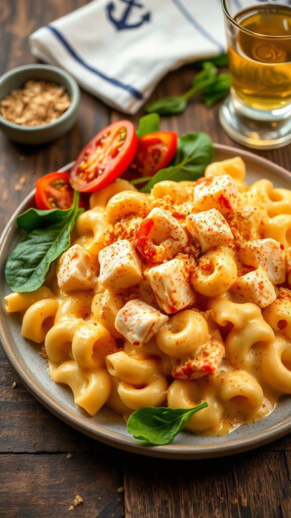 luxurious lobster mac cheese