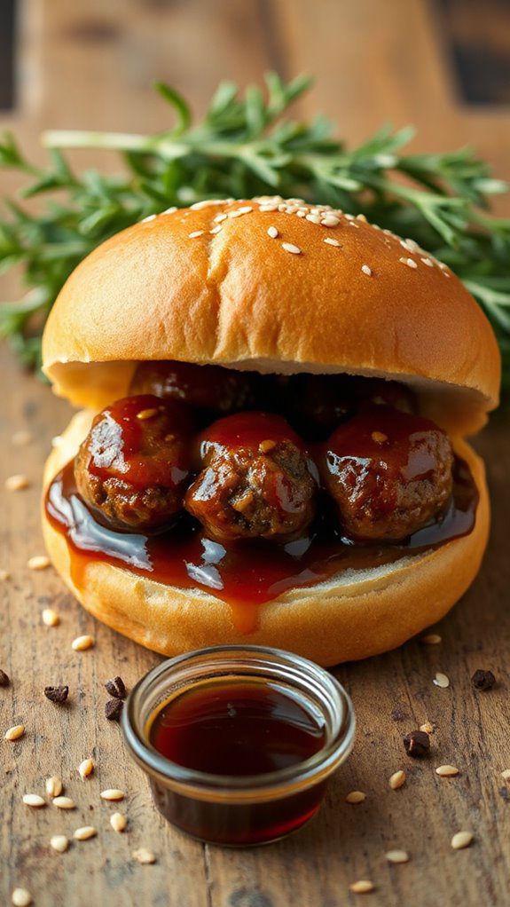maple bourbon meatball slider recipe